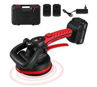 Ovshnrr Ventosa Vibrante per Piastrelle, Vibratori per Piastrelle a Batteria, 6 Velocità Regolabili, Ventosa per Piastrelle da 0,3-1,2 m, Ventosa da 153 x 153 mm con Batteria x 2