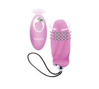 OVULETTO VIBRANTE E ROTANTE RICARICABILE ROSA