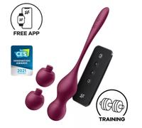 Ovulo Vibrante Satisfyer Love Birds Vary con App Wine Rosso