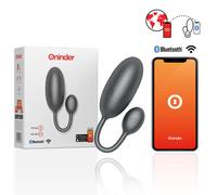 Ovulo Vibrante Tokio Rosa con App Gratuita - 7.5x3.2 cm, Larghezza 3.2 cm, Lunghezza 7.5 cm, Colore Nero