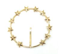 OVUNQUE PROTEGGIMI Aureola Stellario per Madonne Statue Sacre in Ottone Dorata. Coroncina per Statue, Stellario Statua per Madonna, Gesù, Santi, Sante e Statue sacre (12 cm)