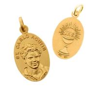 OVUNQUE PROTEGGIMI Medaglia Devozionale San Carlo Acutis in Argento sterling 925