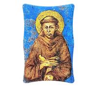 OVUNQUE PROTEGGIMI Quadretto con immagine di San Francesco d'Assisi con Supporto, Icona Religiosa con supporto