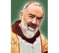 OVUNQUE PROTEGGIMI Quadro Religioso con Immagine dei Santi e Sante, Tela Canvas da Parete con Stampa Sacra, Decorazione Religiosa - Made in Italy (Padre Pio, 30 x 40 cm)