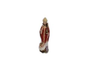 OVUNQUE PROTEGGIMI Statua di San Nicola cm 20 in polvere di marmo, per interni ed esterni. 7.87'' Saint Nicholas statue