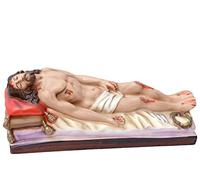 OVUNQUE PROTEGGIMI Statua Gesù Morto cm. 27 in Resina