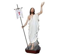 OVUNQUE PROTEGGIMI Statua Gesù Risorto cm. 60 in Resina Adatto per Ambienti Interni ed Esterni Made in Italy (Occhi di Vetro)