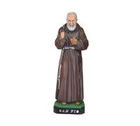 OVUNQUE PROTEGGIMI Statua Padre Pio da Pietrelcina 50 cm in resina | Statuetta di San Pio, dipinta a mano in Italia, per casa e luoghi di preghiera, interni ed esterni da 50 cm