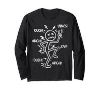 OW OW OW Consapevolezza del Dolore cronico Commedia Stick Personaggio Divertente Maglia a Manica