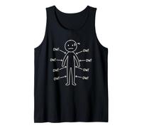 OW OW OW OW T-Shirt Divertente Dolore Corporeo Lavoro Canotta