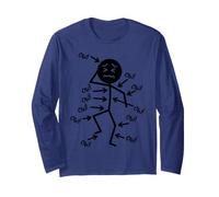 OW OW OW Stick Personaggio Figura Dolore cronico Maglia a Manica
