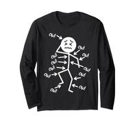 OW OW OW Stick Personaggio Figure Consapevolezza del Dolore cronico Maglia a Manica