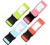 OW-Travel Cinghia per Valigia con Cinghie per Bagagli Pesanti. Cintura Valigia Personalizzata per Identificare la Valigie. Accessori Viaggio. Cinghie per Valigie. 4 Colori