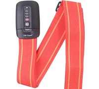 OW-Travel Cinghia per Valigia TSA per Bagagli Pesanti 1 Pz Rosso e Giallo Cintura per Valigia con Lucchetto TSA a Combinazione. Cinghie per Valigie Aereo Ideali per Identificare Facilmente il Bagaglio