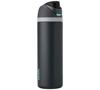 Owala FreeSip - Borraccia termica in acciaio inox con cannuccia, per sport e viaggi, senza BPA, 1134 g, nebbiosa marea