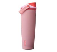 Owala FreeSip Sway borraccia termica in acciaio inox con beccuccio 2-in-1, 1185ml, cannuccia integrata e manico ad archetto, per viaggi, scuola e sport, senza BPA, a prova di perdite, Angel Food Cake