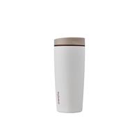Owala SmoothSip Slider tazza da caffè termica in acciaio inox, 590 ml, bicchiere riutilizzabile per bevande fredde, tazza da viaggio per bevande calde, senza BPA, Vanilla Bean