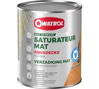 Owatrol Aquadecks - Saturatore opaco ad acqua per tutti i tipi di legno, 1 litro