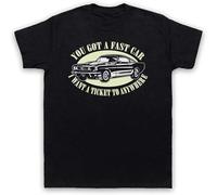 OWBWTFDMS Tracy Chapman Fast Car Unticket to Anywhere T-Shirt