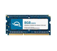 OWC 16 GB (2x8 GB) PC3-12800 DDR3L 1600 MHz SO-DIMM 204 Pin CL11 Kit di aggiornamento della Memoria per iMac, Mac Mini e MacBook PRO, (OWC1600DDR3S16P)