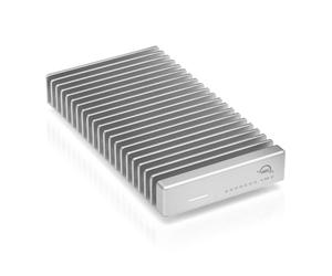 OWC 4TB Express 1M2 Portable NVMe Thunderbolt (USB-C) SSD USB4 Ultra Fast External SSD Drive con alloggiamento in alluminio dissipatore di calore