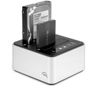 OWC Drive Dock USB 3.2 Gen 2 [3.1 Gen 1] Type-C Nero, Argento (OWC Drive Dock USB 3.2 Gen2 Dual-Bay Drive Docking Solution)