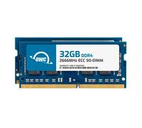 OWC Memoria RAM da 64 GB (2 x 32 GB) DDR4 2666 MHz ECC SODIMM 260 pin