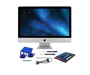 OWC SSD upgrade Bundle for 2011 iMac, OWC Mercury Electra 6 G SSD, Adaptadrive 6,3 cm to 8,9 cm Drive converter bracket, In-line Digital Thermal Sensor cable, installazione strumenti 250 GB
