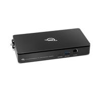 OWC Thunderbolt 5 Dock con Dual 10GbE + 2.5GbE, 3x Thunderbolt, 4x USB 10Gb/s - Docking Station Pro per NAS, AV, NDI, Dante, Mac/PC - Supporto 3 Display 8K, 90W, Fanless