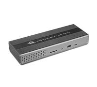 OWC Thunderbolt Go Dock, 11 porte, Thunderbolt 4, alimentatore integrato, ricarica da 90 W, compatibile con iPad, Mac Thunderbolt e USB-C, PC, Chromebook e dispositivi Android, OWCTB4DKG11P