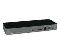 OWCTB3DK14PSG replicatore di porte e docking station per notebook Cablato Thunderbolt 3 Grigio grigio, Cablato, Thunderbolt 3, 85 W, 3,5 mm, Grigio, MicroSD (TransFlash), MicroSDHC, MicroSDXC, SD, SDH