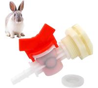 Owddddtnxc Dispermetrice di Acqua di Coniglio capezzolo Riutilizzabile in plastica Automatico Alimentatore di Coniglio per Il distributore di Acqua di Furetto di Caviglia per Coniglietto