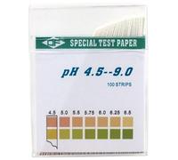 Owddddtnxc Kit di Prova del Suolo, 100 Pezzi 4, 5-9 Kit di Test del Suolo, Carta del Tester Facile da Usare, Acqua e Test per la casa del Giardino dei Prati