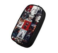 OWECRUT Sdhijl Njlvvzjd Zrzrry Astuccio scolastico ad alta capacità Scatola di Cancelleria Modelli personalizzati unici Borsa cosmetica Portamatite, Crwhd-color2, Taglia unica, Set di zaini per la