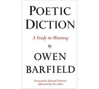 Owen Barfield Poetic Diction (Tascabile)