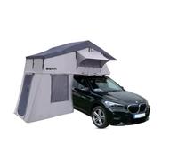 Owen Tenda da Tetto Colore Grigio I per Campeggio e Viaggi I Versione Two + I con Pre-Tenda I con Scala I Robusta e Durevole I Facile da installare