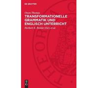 Owen Thomas Transformationelle Grammatik Und Englisch Unterri (Copertina rigida)