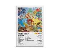 owengo Life's A Trip by Trippie Redd, poster di album musicali, stampa artistica su tela per camera da letto, 20 x 30 cm, senza cornice