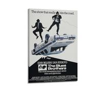 owengo Poster The Blues Brothers, stampa artistica da parete estetica moderna classica su tela, poster per camera da letto e soggiorno, Deco30 x 45 cm, stile cornice