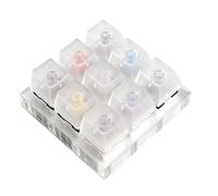 OWENRYIN Cherry MX Switch Tester Sampler - Strumento di test a 9 chiavi con base acrilica per tastiere meccaniche - Kailh Box