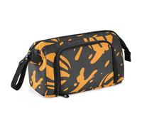 OWFKAY Astuccio portapenne di grande capacità, per scuola, università, ufficio, organizer per adolescenti, ragazze, adulti, studenti, motivo a sfera, Schema di disegno Splatter Orb, Taglia unica