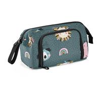 OWFKAY Astuccio portapenne di grande capacità, per scuola, università, ufficio, per adolescenti, ragazze, adulti, studenti, motivo animali dei cartoni animati, Motivo animale, Taglia unica, Beauty
