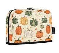 OWFKAY Astuccio portapenne grande con apertura ampia organizer con cerniera per materiale scolastico ragazze ragazzi vari zucca