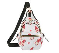 OWFKAY Borsa a tracolla con gnomi e elfi, per donne e uomini, antifurto, da viaggio, escursionismo