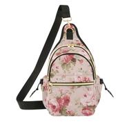 OWFKAY Borsa a tracolla da donna con stampa botanica della metà del secolo, borsa a tracolla per il petto, antifurto, viaggi, escursionismo