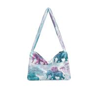 OWFKAY Borsa a tracolla da donna in peluche da donna morbida borsa a tracolla per mammut invernali scatole regalo tessute