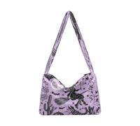 OWFKAY Borsa a tracolla da donna in peluche, morbida borsa a tracolla per pipistrello da strega invernale