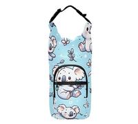 OWFKAY Borsa Portabottiglie Cartoon Koala e Piccoli Fiori Bianchi Porta Bottiglia Holder Sport Bottiglia Accessori, Multicolore, Taglia unica, Borsa per bottiglia d'acqua