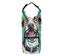 OWFKAY Borsa Portabottiglie di Acqua Divertente Cartone Animato Cane Stampa Bottiglia Del Supporto Del Sacchetto Della Bottiglia, Multicolore, Taglia unica, Borsa per bottiglia d'acqua