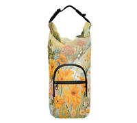 OWFKAY Borsa portabottiglie Hill Country Wildflowers portabottiglia portabottiglie sport accessori, Multicolore, Taglia unica, Borsa per bottiglia d'acqua